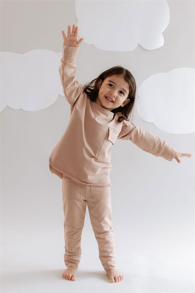 Kids Tracksuit 9270 Milky Brown Color